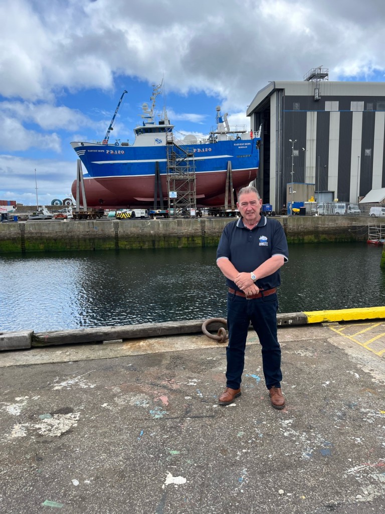 Jimmy Buchan, managing director of Amity Fish Company and chairman of SeaFest Peterhead